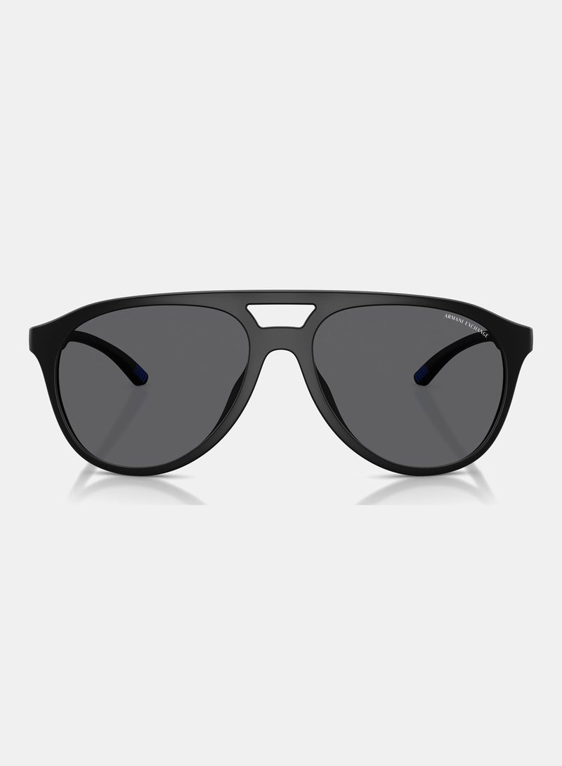 Armani Exchange Full Rimmed Aviator Sunglasses 0AX4156SU - Image 5